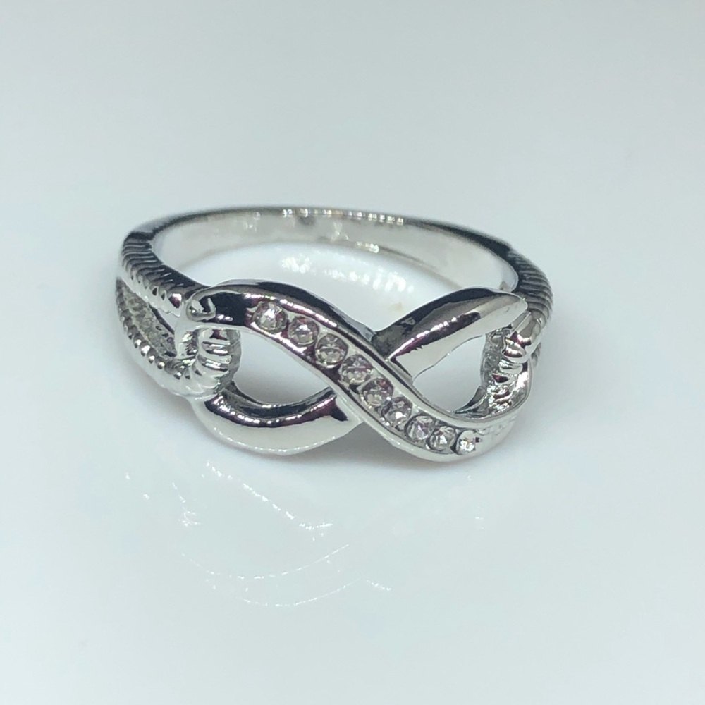 Silver Infinity Symbol Ring - image 6